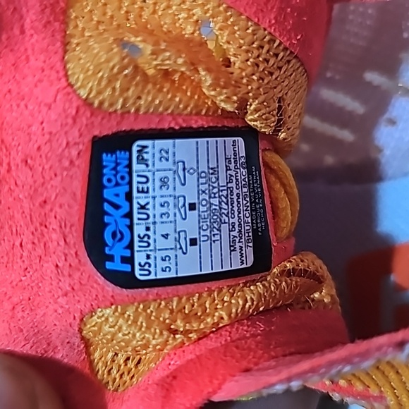 Hoka Cielo X LD spike runner Size US 5.5 Orange - Picture 3 of 4